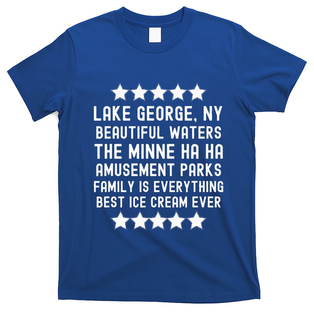 Lake George New York Beautiful Waters Amusement Parks Fun T-Shirt