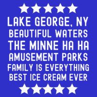 Lake George New York Beautiful Waters Amusement Parks Fun 16 in Basic Backpack