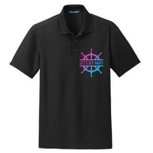 LetS Get Nauti Dry Zone Grid Polo