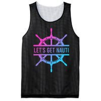 LetS Get Nauti Mesh Reversible Basketball Jersey Tank