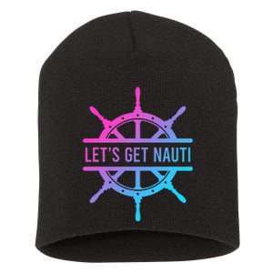 LetS Get Nauti Short Acrylic Beanie