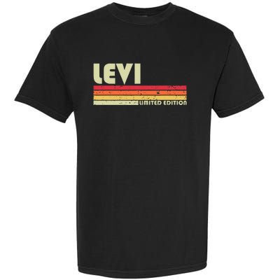 Levi Gift Name Personalized Funny Retro Vintage Birthday Garment-Dyed Heavyweight T-Shirt