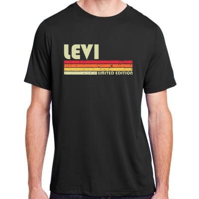 Levi Gift Name Personalized Funny Retro Vintage Birthday Adult ChromaSoft Performance T-Shirt