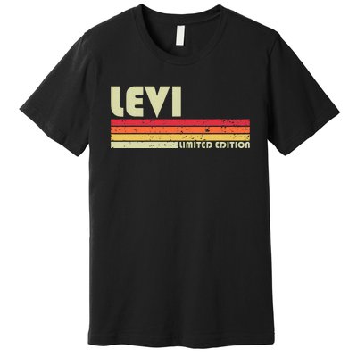 Levi Gift Name Personalized Funny Retro Vintage Birthday Premium T-Shirt