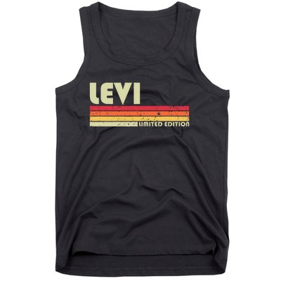 Levi Gift Name Personalized Funny Retro Vintage Birthday Tank Top