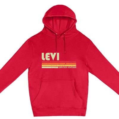 Levi Gift Name Personalized Funny Retro Vintage Birthday Premium Pullover Hoodie