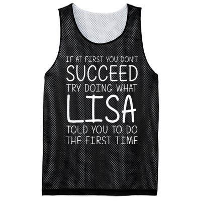 Lisa Gift Name Personalized Birthday Funny Christmas Joke Mesh Reversible Basketball Jersey Tank