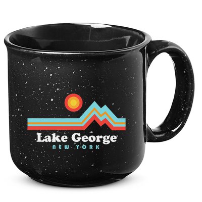 Lake George New York Sunset Mountains 15oz Campfire Ceramic Mug
