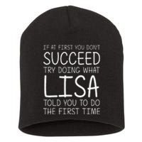 Lisa Gift Name Personalized Birthday Funny Christmas Joke Short Acrylic Beanie