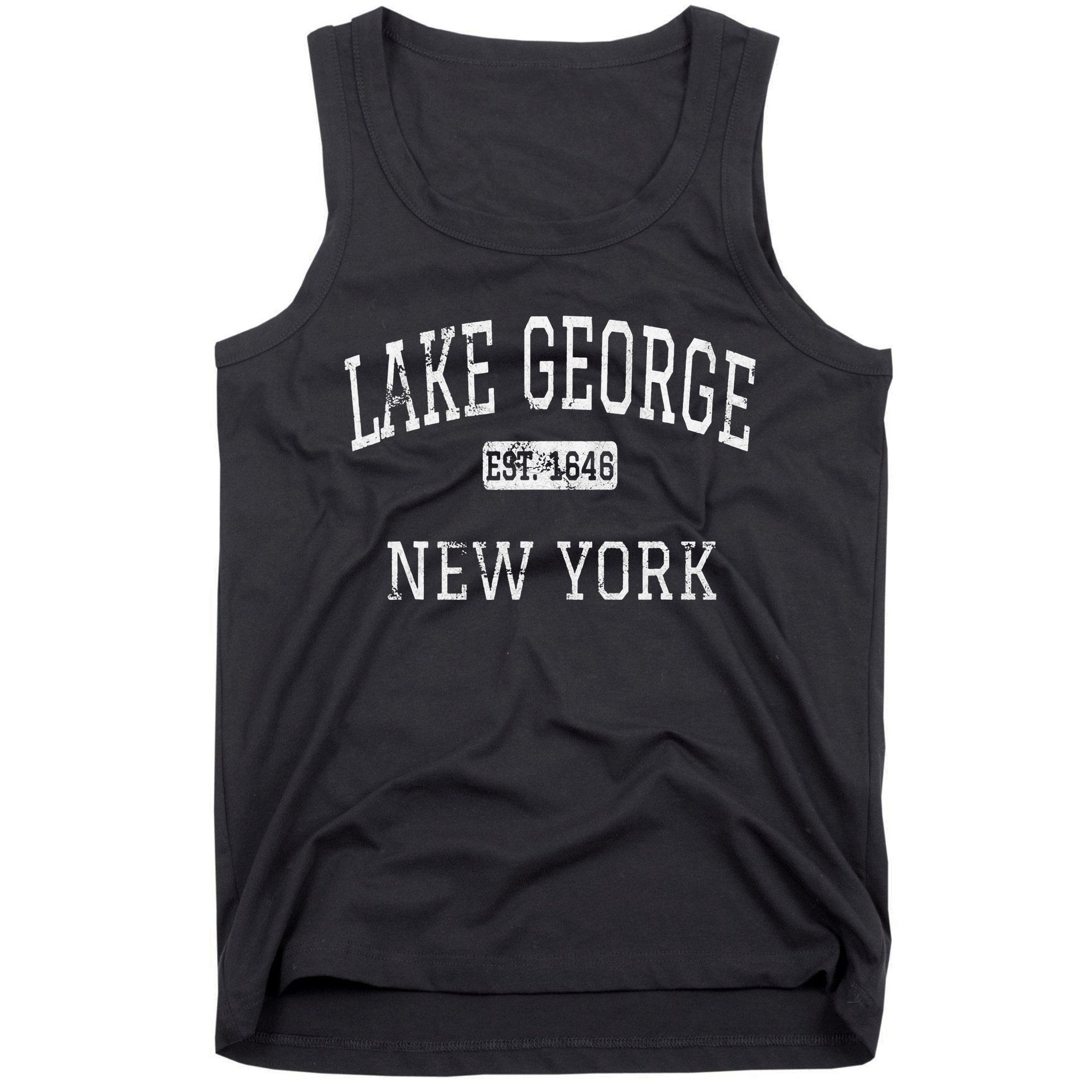 Lake George New York NY Vintage Tank Top
