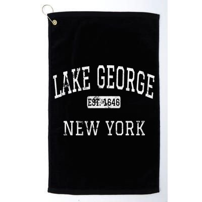 Lake George New York NY Vintage Golf Towel