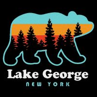 Lake George Ny Bear Lake George New York Tall T-Shirt