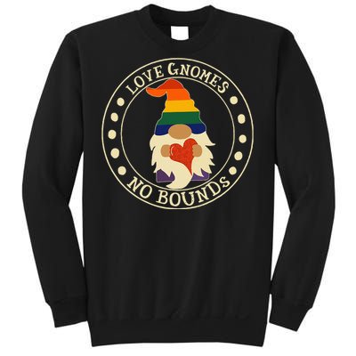 Love Gnomes No Bounds Gnome LGBT Pride Sweatshirt