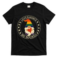 Love Gnomes No Bounds Gnome LGBT Pride T-Shirt