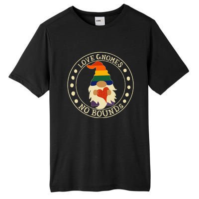 Love Gnomes No Bounds Gnome LGBT Pride Tall Fusion ChromaSoft Performance T-Shirt