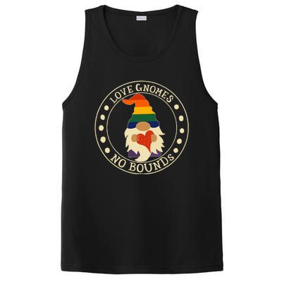 Love Gnomes No Bounds Gnome LGBT Pride PosiCharge Competitor Tank