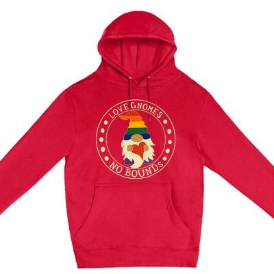 Love Gnomes No Bounds Gnome LGBT Pride Premium Pullover Hoodie