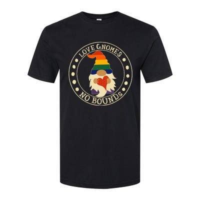 Love Gnomes No Bounds Gnome LGBT Pride Softstyle CVC T-Shirt