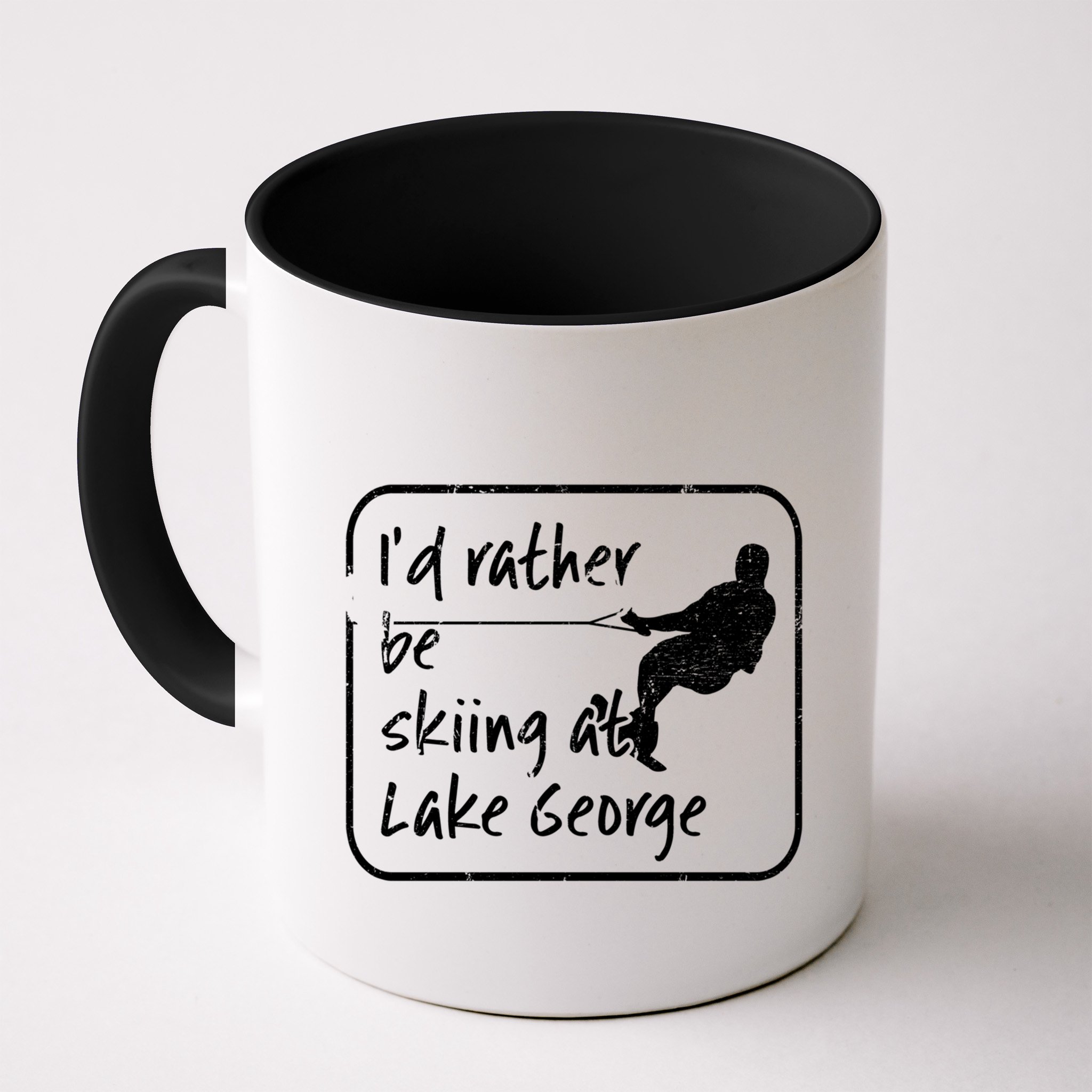 Lake George New York Id Rather Be Water Skiing Great Gift Mug