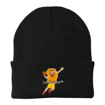 Lets Go Nuggets Chicken Nugget Basketball Player Knit Cap Winter Beanie
