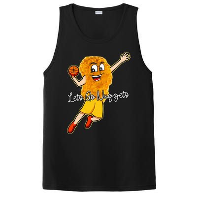 Lets Go Nuggets Chicken Nugget Basketball Player PosiCharge Competitor Tank