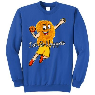 Lets Go Nuggets Chicken Nugget Basketball Player Sweatshirt