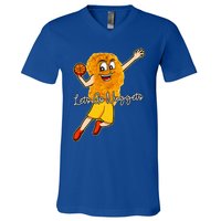 Lets Go Nuggets Chicken Nugget Basketball Player V-Neck T-Shirt