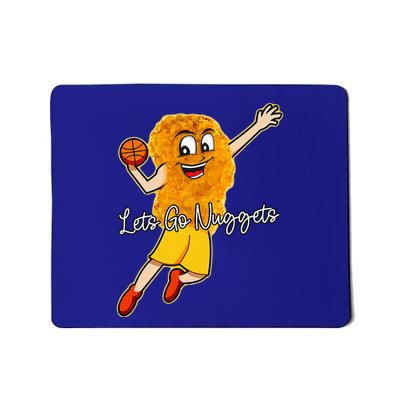 Lets Go Nuggets Chicken Nugget Basketball Player Mousepad