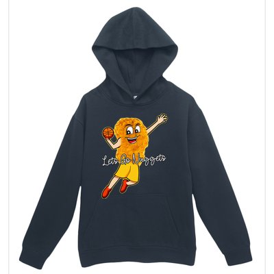 Lets Go Nuggets Chicken Nugget Basketball Player Urban Pullover Hoodie