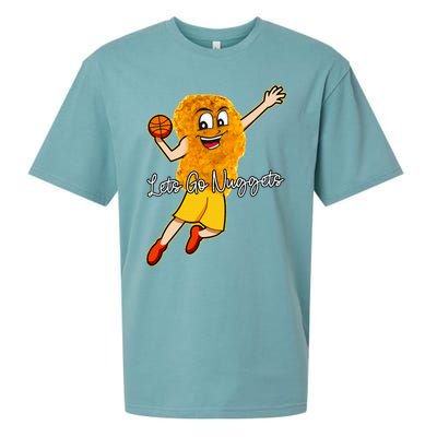 Lets Go Nuggets Chicken Nugget Basketball Player Sueded Cloud Jersey T-Shirt