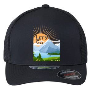 Let's Go Nature Fan Flexfit Unipanel Trucker Cap