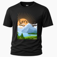 Let's Go Nature Fan Cooling Performance Crew T-Shirt
