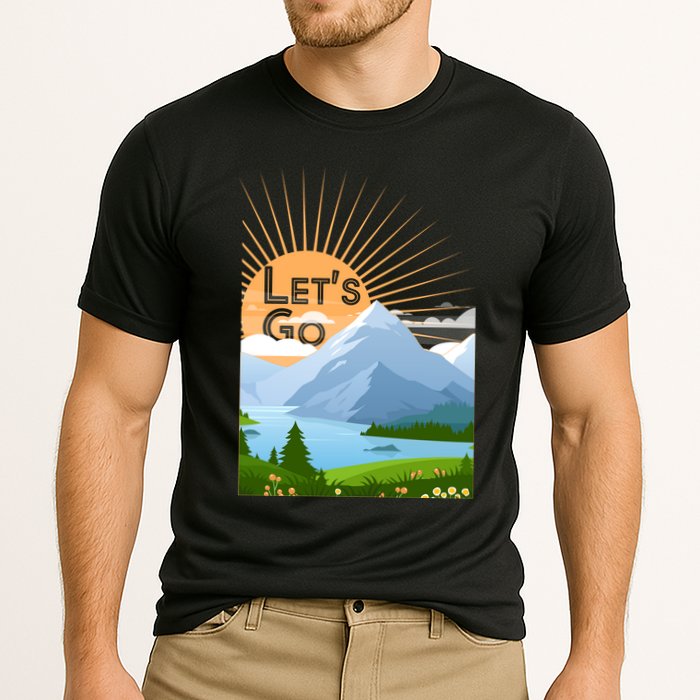 Let's Go Nature Fan Cooling Performance Crew T-Shirt