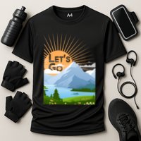 Let's Go Nature Fan Cooling Performance Crew T-Shirt