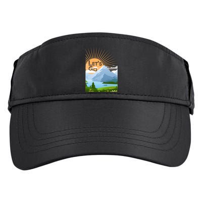 Let's Go Nature Fan Adult Drive Performance Visor