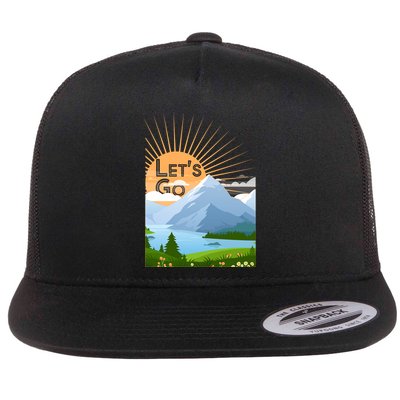 Let's Go Nature Fan Flatbill Hat