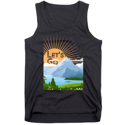 Let's Go Nature Fan Tank Top
