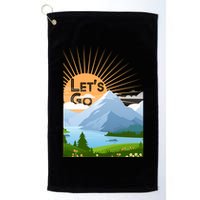 Let's Go Nature Fan Golf Towel