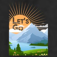 Let's Go Nature Fan Golf Towel