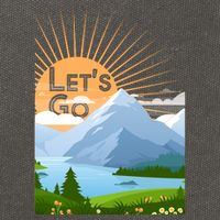 Let's Go Nature Fan Cotton Canvas Backpack