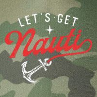 LetS Get Nauti Boating Boat Lover Anchor Captain Legacy Tie Dye Trucker Hat