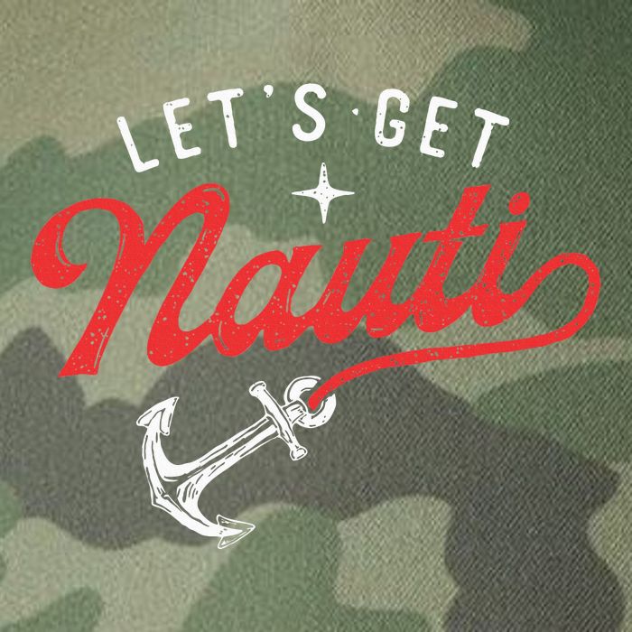 LetS Get Nauti Boating Boat Lover Anchor Captain Legacy Tie Dye Trucker Hat