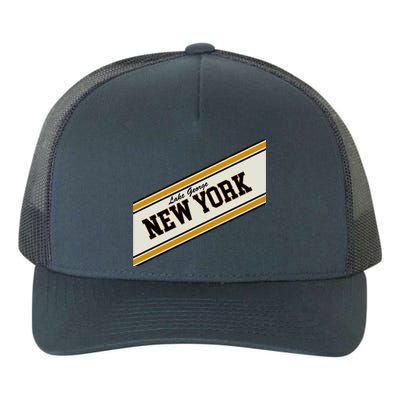 Lake George New York Varsity Logo Yupoong Adult 5-Panel Trucker Hat