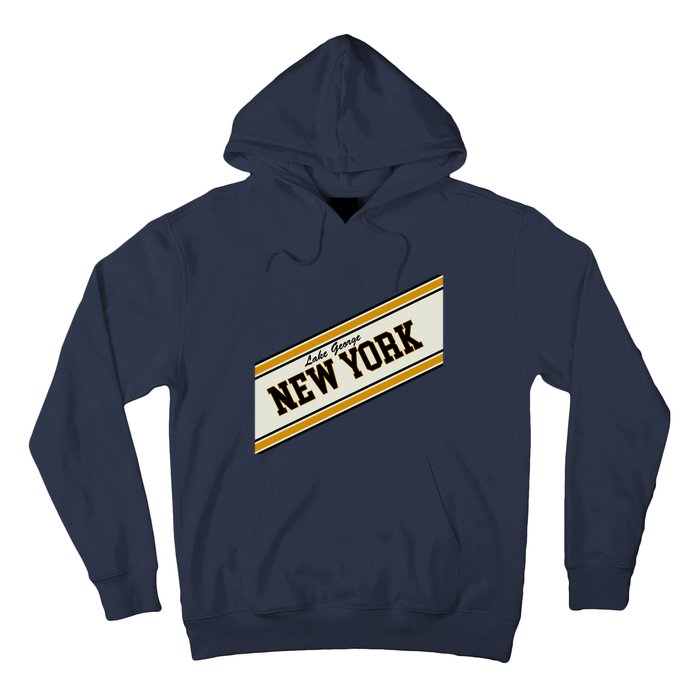 Lake George New York Varsity Logo Hoodie