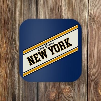 Lake George New York Varsity Logo Coaster