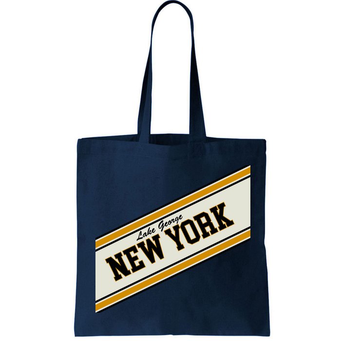 Lake George New York Varsity Logo Bag