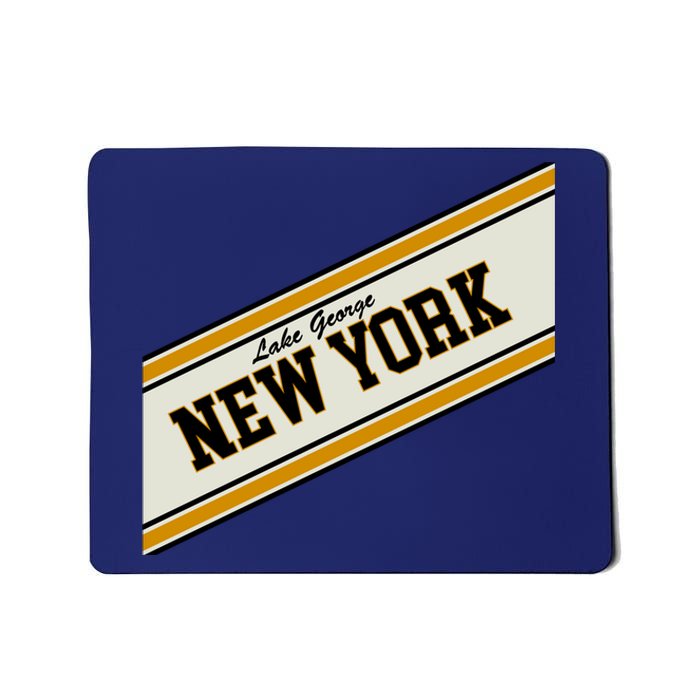 Lake George New York Varsity Logo Mousepad