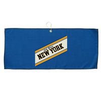 Lake George New York Varsity Logo Large Microfiber Waffle Golf Towel