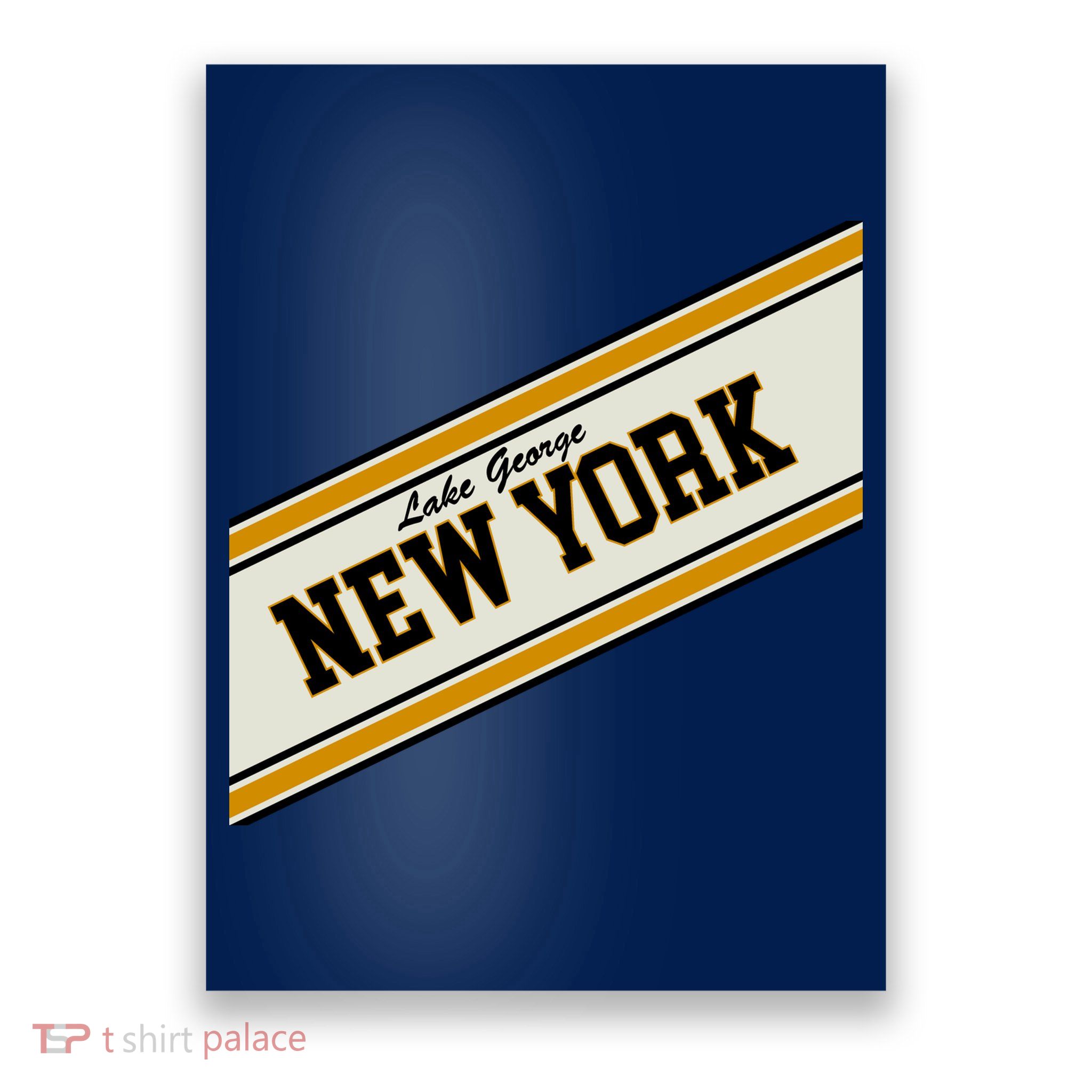 Lake George New York Varsity Logo Poster