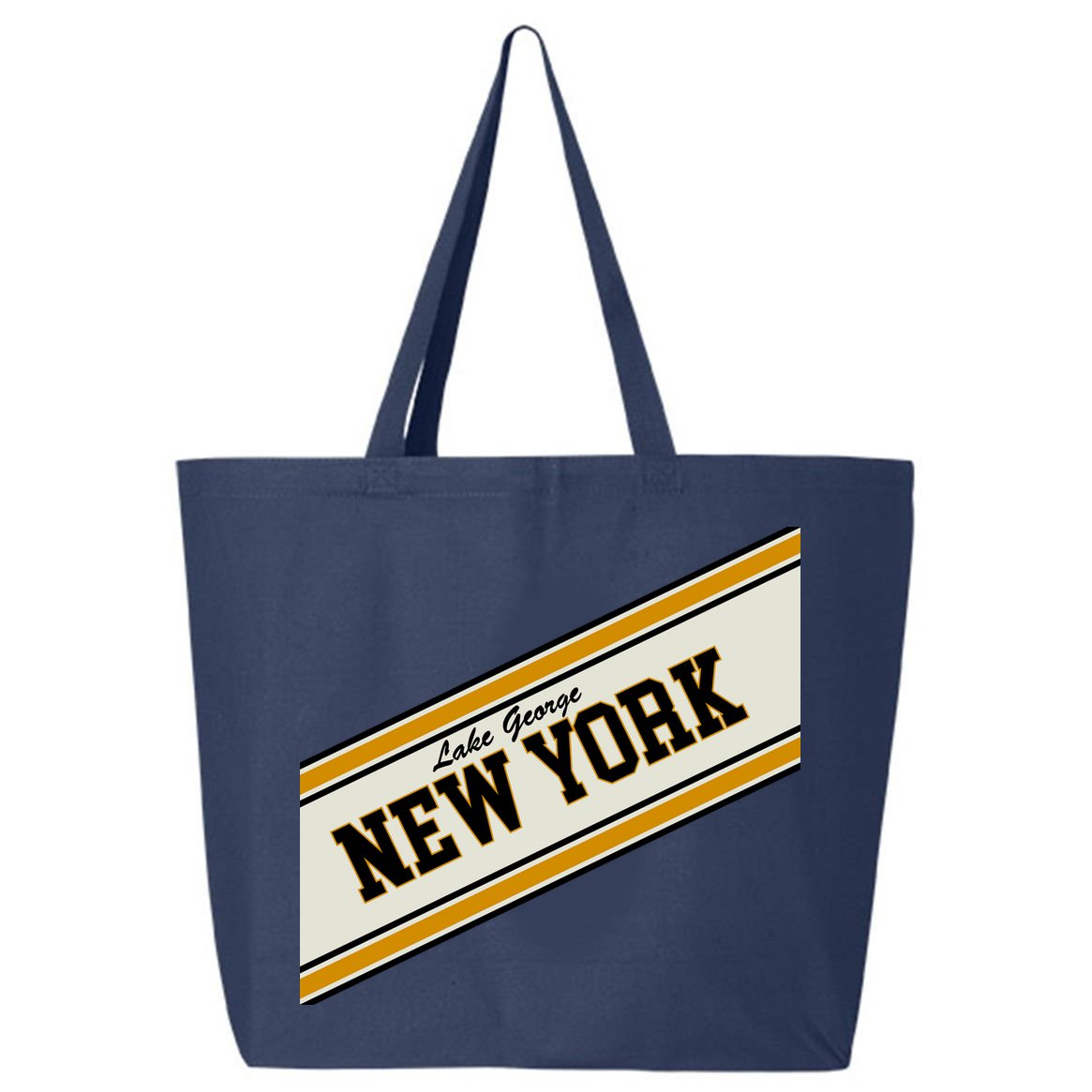 Lake George New York Varsity Logo 25L Jumbo Tote